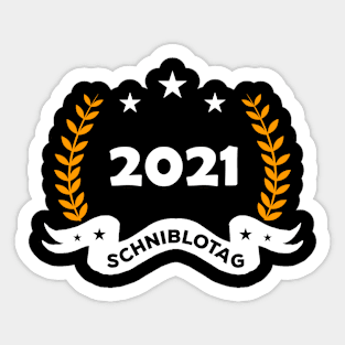 Schniblotag 2021 Schniblow I Blowjob Schnitzel Schniblowtag Schniblo Sticker